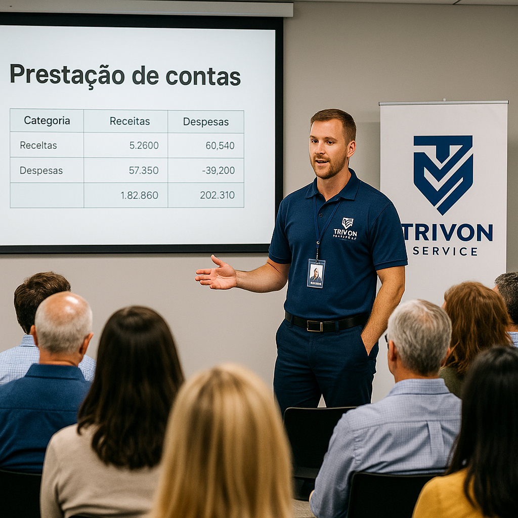 Prestação de contas em assembleia